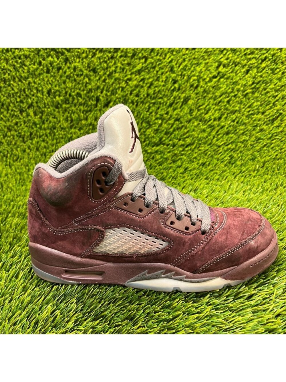 Nike Air Jordan 5 Retro Boys Size 5Y Red Casual Basketball Shoes Sneakers